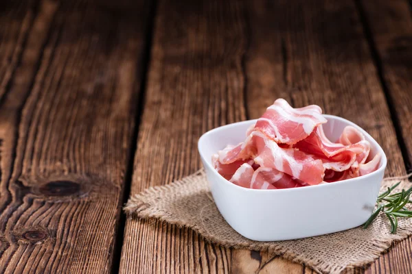 Část raw slaniny — Stock fotografie