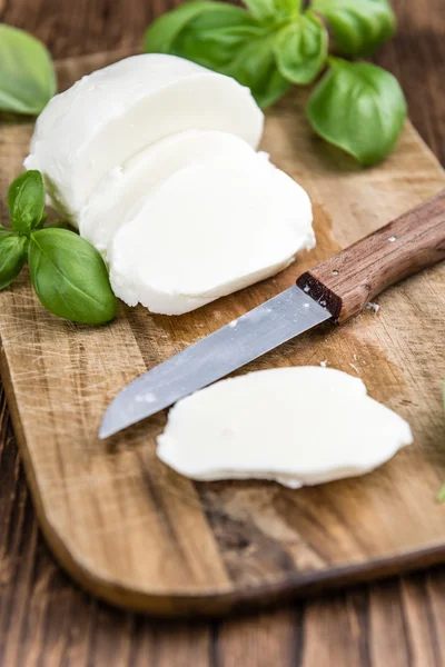 Taze Mozzarella bölümünü — Stok fotoğraf