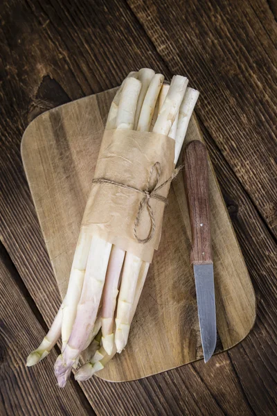 Bunch of fresh white Asparagus — Stock Photo, Image