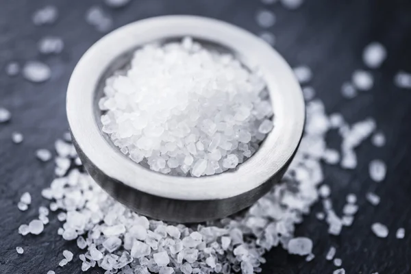 Högen av grovt Salt — Stockfoto