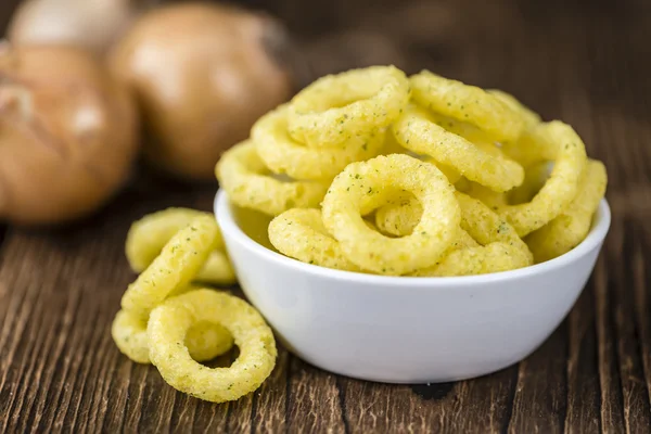 Onion Rings snack — Stock Photo, Image