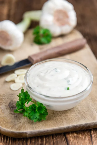 Fresh made Garlic Sauce — Stock Photo, Image