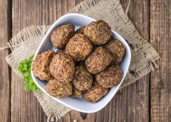 Portion of fresh made Meatballs — Stock Photo, Image