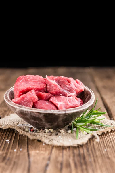 Sekané hovězí steak — Stock fotografie
