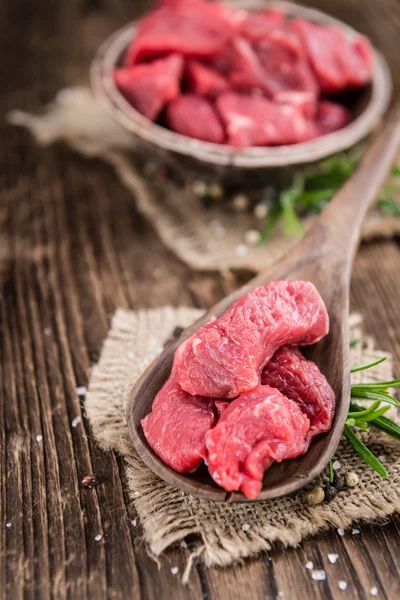 Sekané hovězí steak — Stock fotografie