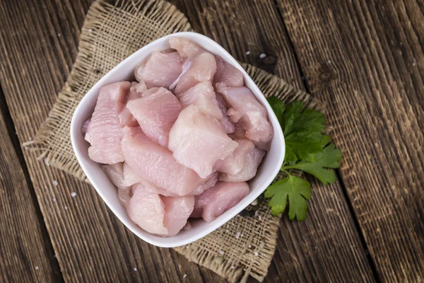 Filetes de pollo cortados — Foto de Stock