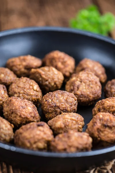 Fried Meatballs on table — Stock Photo, Image