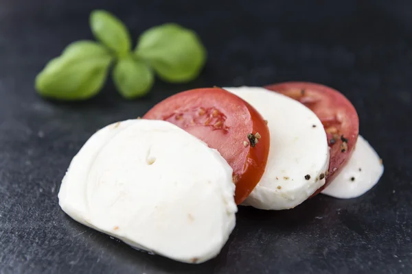 Tomatoes with Mozzarella — Stok fotoğraf