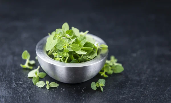 Portion of fresh Oregano — Stock Photo, Image