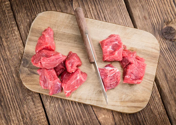 Sekané hovězí steak — Stock fotografie