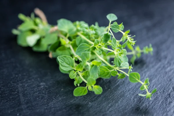 Oregano on a slate slab — Stock Photo, Image