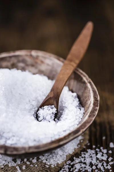 Portion of Coarse Salt — Stock Photo, Image