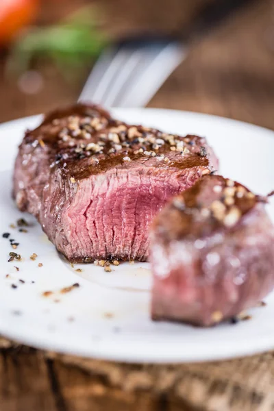 Darabokat a grillezett marhahús — Stock Fotó