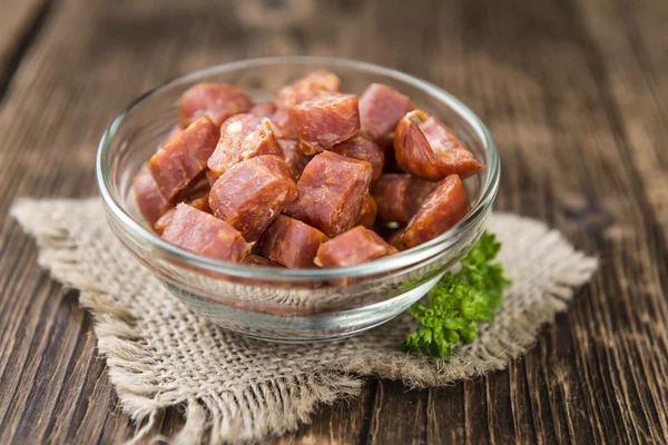 Chilli flavoured Sausages — Stock Photo, Image