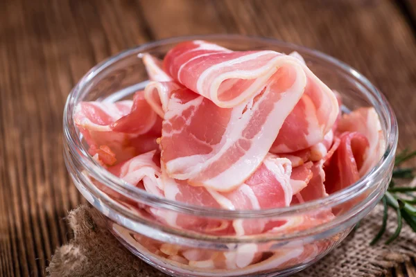 Raw Bacon slices — Stock Photo, Image