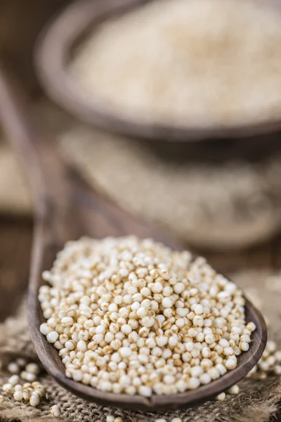 Portion of puffed Quinoa — Stock Photo, Image