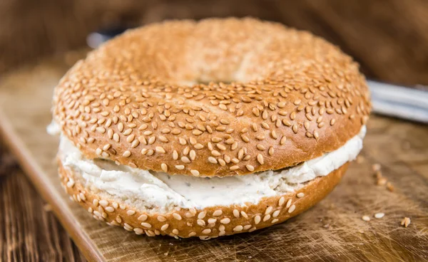 Färska gjorde mjukost Bagel — Stockfoto