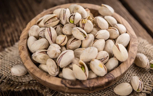 Roasted Pistachios on table — Stock Photo, Image