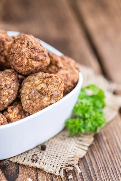 Fried Meatballs  on table — Stock Photo, Image