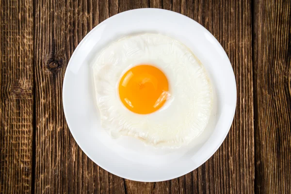 Breakfast, fried egg — Stock Photo, Image