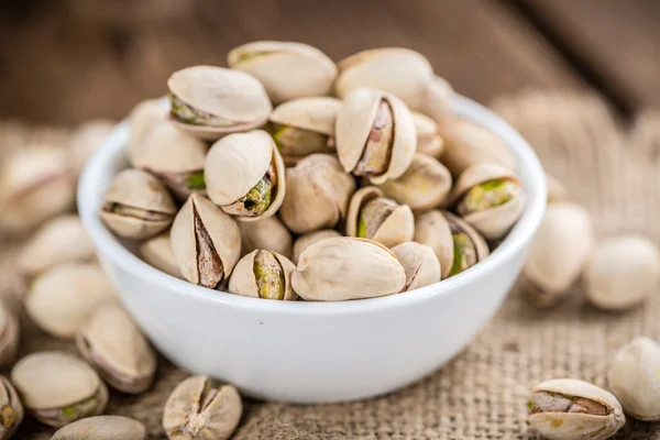 Roasted Pistachios on table — Stock Photo, Image