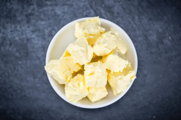 신선한 버터의 조각 — 스톡 사진