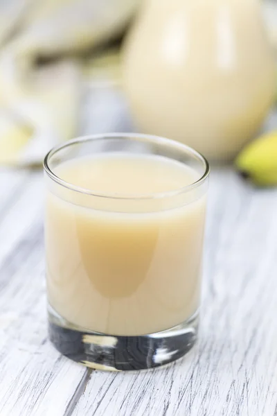 Verre de jus de banane — Photo