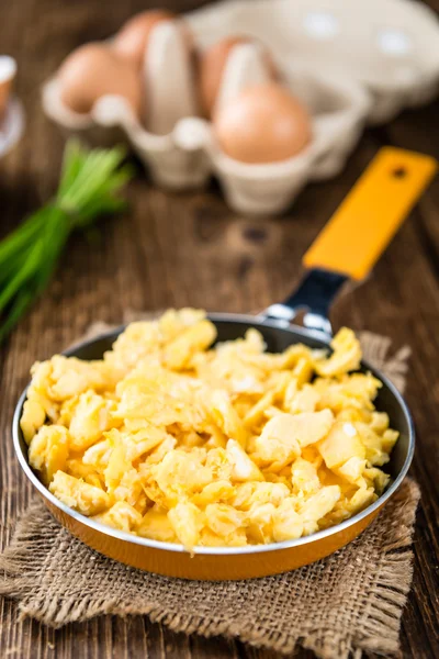 Fresh made Scrambled Eggs — Stock Photo, Image