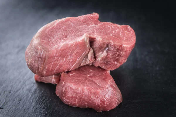 Filetes de carne fresca — Fotografia de Stock