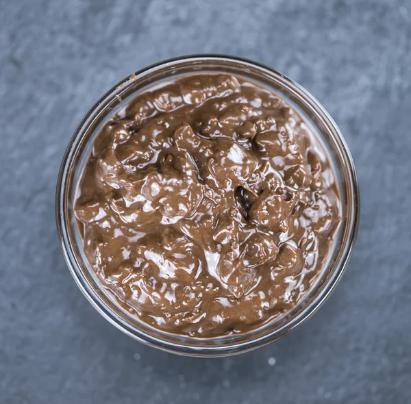 Chocolate Cream in bowl — Stock Photo, Image