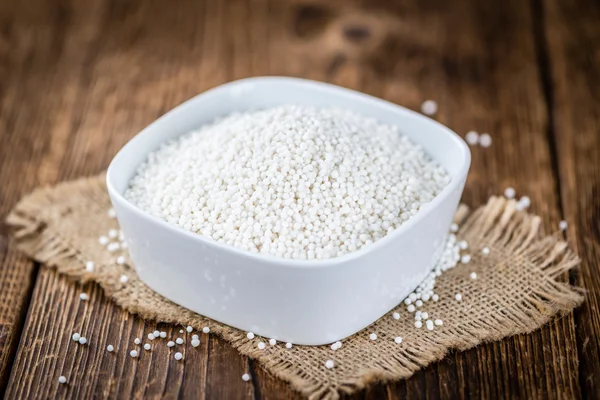 Pérolas brancas de tapioca — Fotografia de Stock