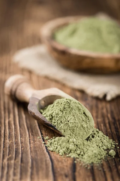 Stevia Polvo en la mesa — Foto de Stock