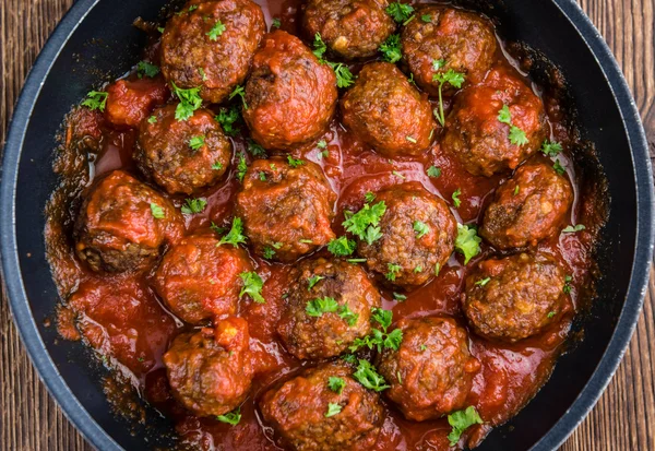 Homemade Meatballs with Tomato Sauce — Stock Photo, Image