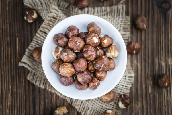 Portion of Hazelnuts — Stock Photo, Image