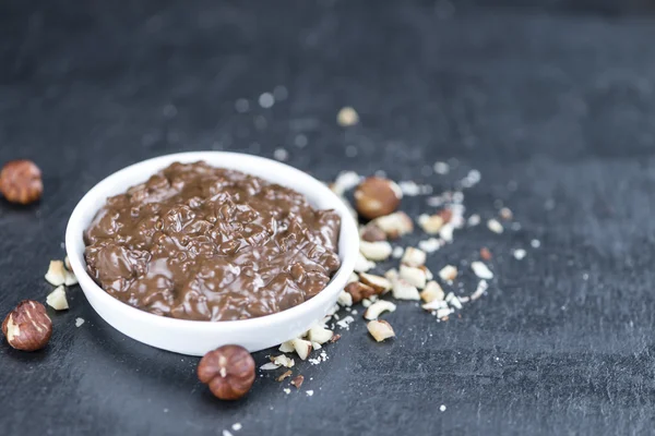 Portion Schokoladencreme — Stockfoto