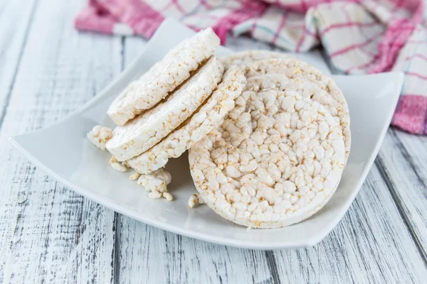 Portion of Rice Cakes — Stock Photo, Image