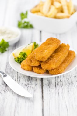 Portion of Fish Fingers clipart