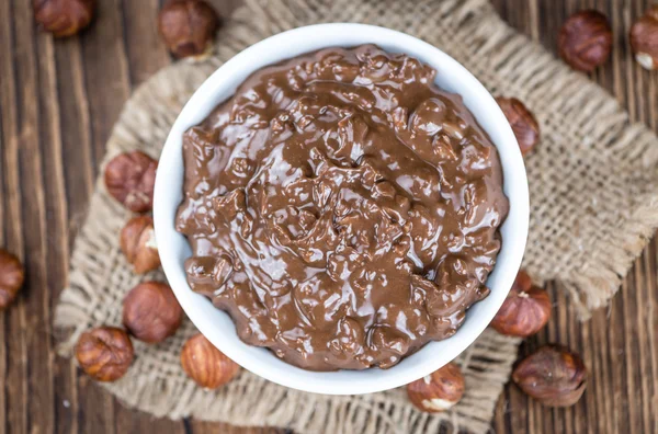 Portion of Chocolate Cream — Stock Photo, Image