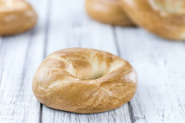 Bagels em fundo vintage — Fotografia de Stock