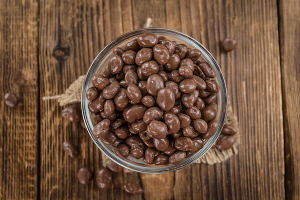 Porção de Chocolate Raisins — Fotografia de Stock