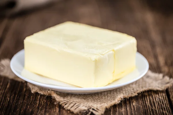 Porção de manteiga fresca — Fotografia de Stock