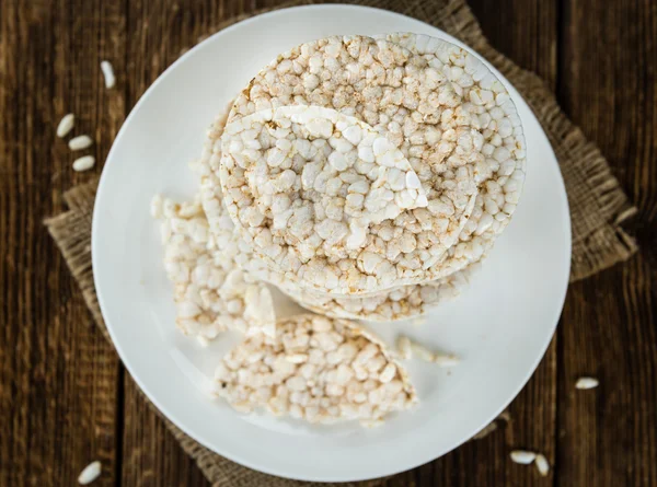 Porción de tortas de arroz —  Fotos de Stock