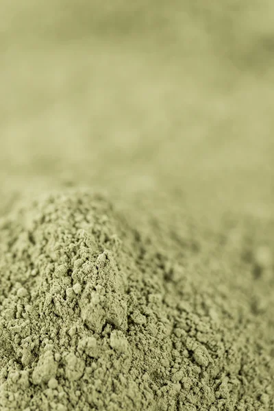Green Stevia Powder — Stock Photo, Image