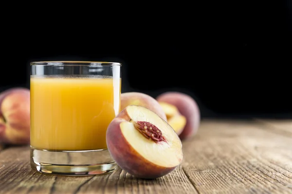 Fresh made Peach juice — Stock Photo, Image