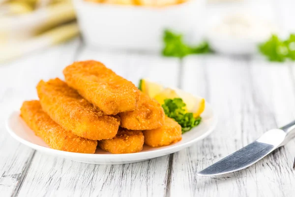 Dedos de peixe fritos — Fotografia de Stock