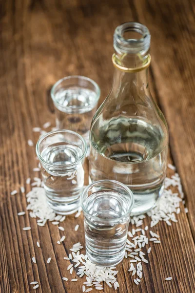 Bebida de sake en la mesa — Foto de Stock