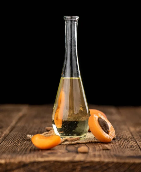 Some Apricot Kernel Oil Detailed Close Shot Selective Focus — Stock Photo, Image