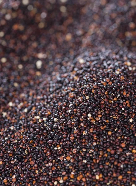 Svart Quinoa bakgrund — Stockfoto