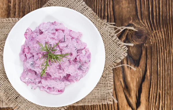 Ensalada casera de arenque — Foto de Stock