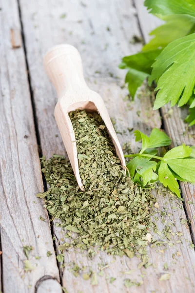 Dried Lovage spice — Stock Photo, Image